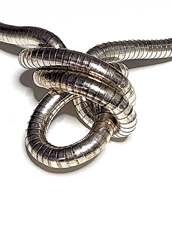 Bendy silver-tone snake necklace bundle - Picture 2 of 8